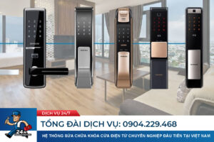 khóa cửa vân tay Hàn Quốc