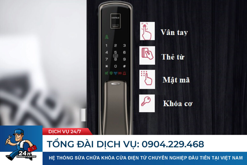 khóa điện tử Hafele
