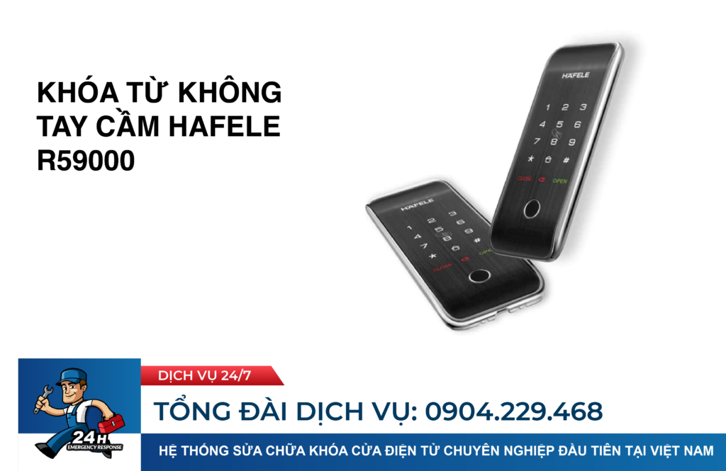 Khóa từ không tay cầm Hafele R59000