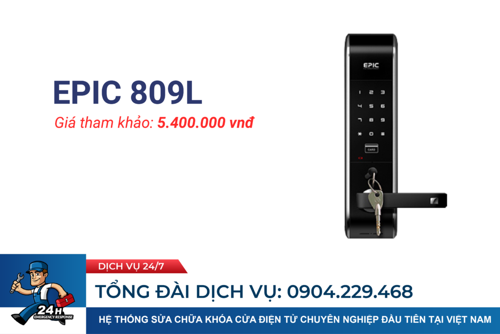 KHÓA ĐIỆN TỬ ePIC CÓ TAY CẦM 809l