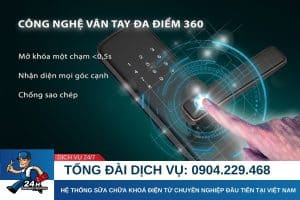 Công nghệ vân tay đa điểm trên khoá điện tử và những điều cần biết