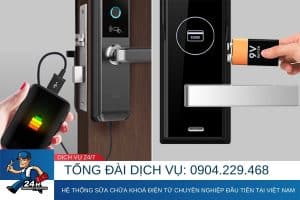 Nên dùng khóa điện tử pin hay điện?
