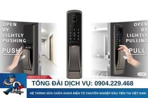 TOP 3+ mẫu khoá điện tử tay đẩy Push-Pull mà bạn nên mua