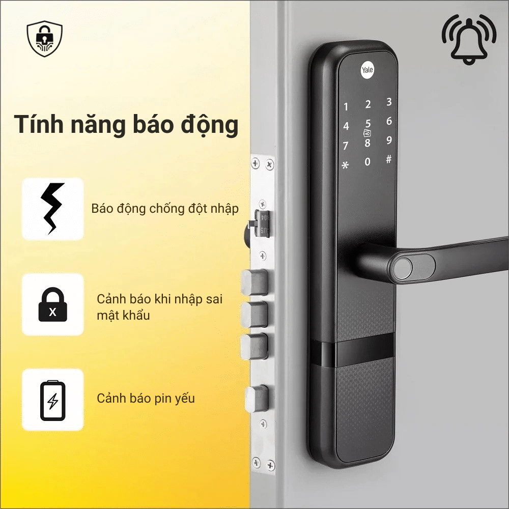 khoá điện tử Yale kêu liên tục
